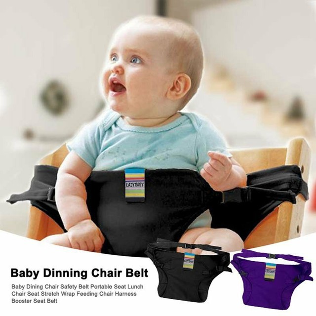 Portable Baby Dining Safety Belt Stretch Wrap Feeding Harness Booster