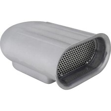 Speedway Motors Gasser Finned Aluminum Single Quad Carb Air Scoop Plain