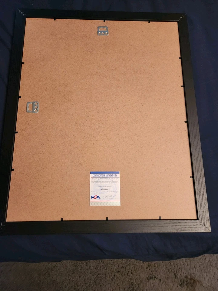 Pete Rose Signed And Framed Record Breaking Hit Photo-8 X10- PSA Authenticated.! - Image 2 of 4