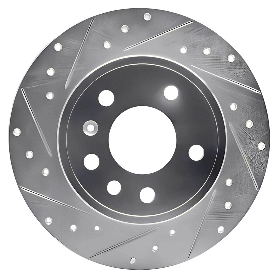 Rotores y pastillas de freno traseros perforados/ranurados para Saturn L300 05-01, LW300 03-01 Foto 3 de 4