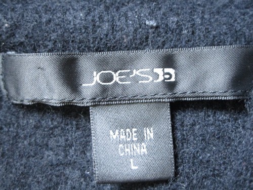 Joe's  Sweater Womens XS Full Zip Hoodie Black Long Sleeve Activewear Casual - Picture 4 of 11