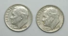 1959 P & D 90% Silver Roosevelt Dime year mint set no San Francisco made
