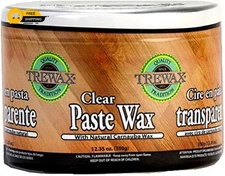 Trewax Paste Wax with Carnauba 12.35 oz Furniture and Floor Polish Restoration