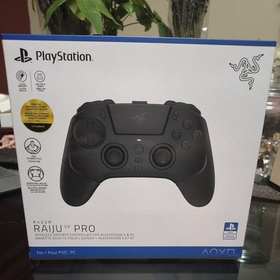 Razer Raiju V3 Pro Wireless Controller PS5  HyperSpeed Gaming Black