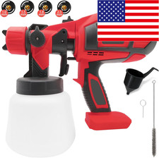 Milwaukee 18v Hvlp Spray Gun With 1.01.51.82.5mm Tips