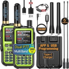 Radio UV-5R MINI Ham Radio Handheld Long Range Walkie Talkies Rechargeable NOAA