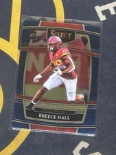 2022 Panini Select Draft Picks - Concourse Breece Hall #12 Blue (RC)