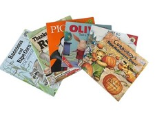 Fall Halloween Thanksgiving Picture Book Lot Read Alouds