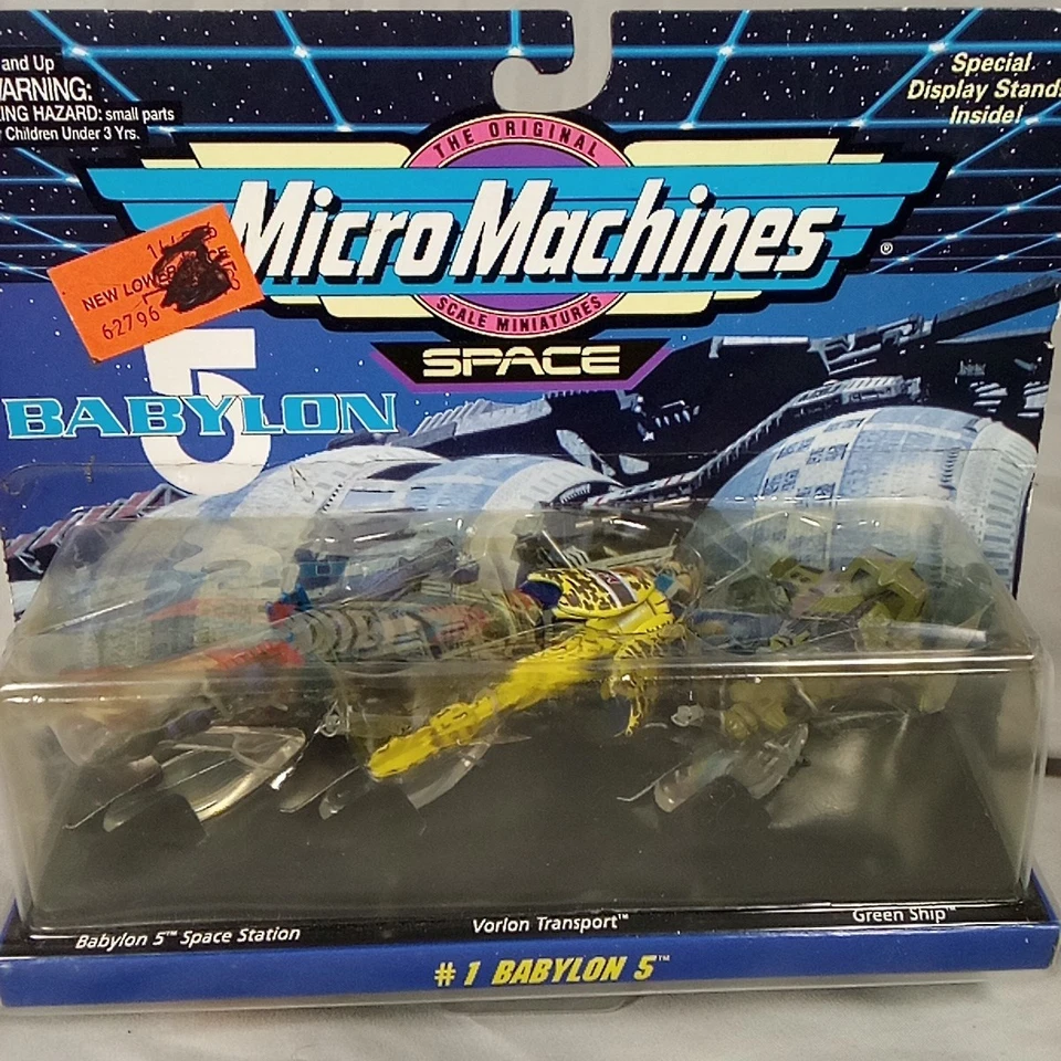 Micro Machines Babylon 5 Space Collection Lote De 2 Conjunto Selado 2 & 5 Vintage 1994 - Imagem 3 de 4