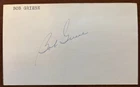 Dolphins / Bob Griese Signed 3x5 Index Card / HOF