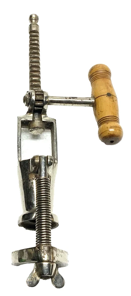 Rare ancien BOUCHE BOUTEILLE BOUCHONNEUSE à crémaillère XIXème oenologie vin - Photo 3/4