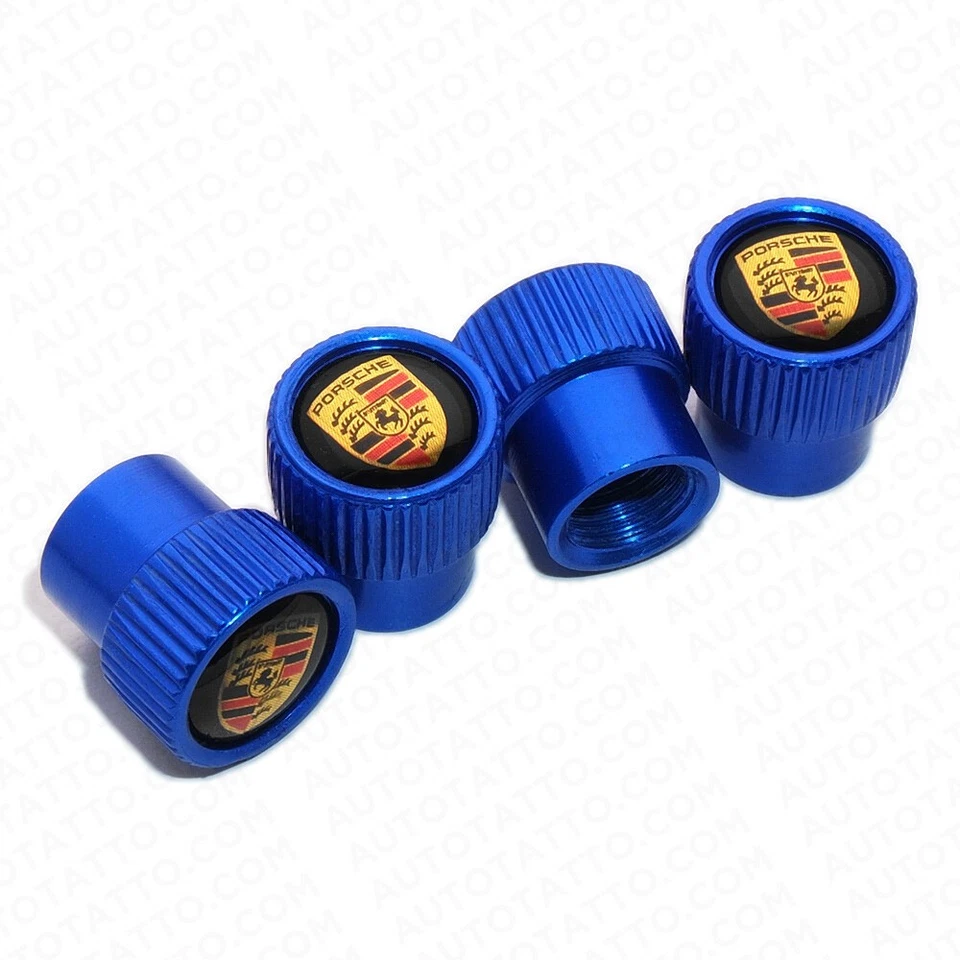 NEW Porsche Wheels Tire Air Valve Caps Stem Dust Cover Genuine-PNA 705 007 99 - Image 2 of 4