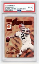 2000 Fleer Skybox #1 Tim Couch Superlatives Star Rubies SSP /50 PSA 6 RARE