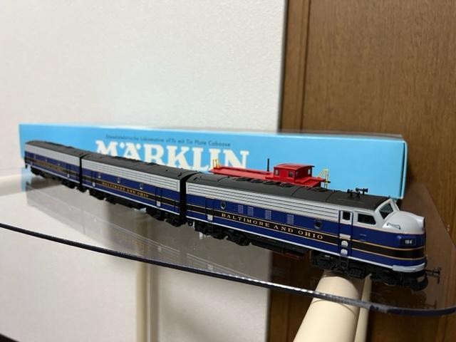 marklin 37618 F7＋カブース　Baltimore&Ohio R MARKLIN HO 37618 DIGITAL BALTIMORE & OHIO F7 ABB DIESEL