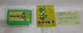 Yoshi's Egg Yossy Tamago W/Box Manual Nintendo Famicom FC Retro Good Used Game