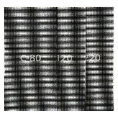 Wolfcraft Haft-Gitterleinen 115 x 230 mm 5 Stück Siliziumcarbid  Schleifgitter