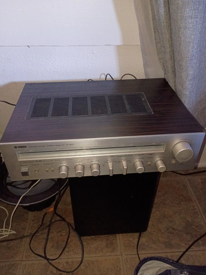 Receptor de sonido natural Yamaha R 500 - Probado - Hecho en Japón Foto 2 de 2