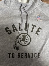Washington Redskins SALUTE TO SERVICE Women  s NIKE Hoodie Sweatshirt L/XL