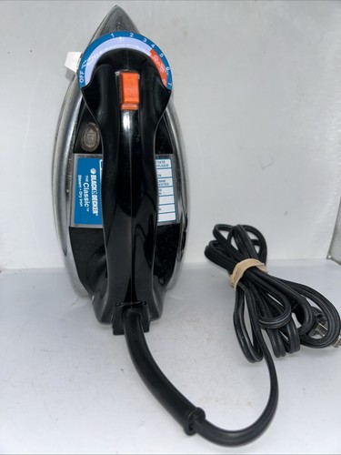 The Classic Iron BLACK+DECKER Aluminum Soleplate Steam or Dry Ironing Long Cord