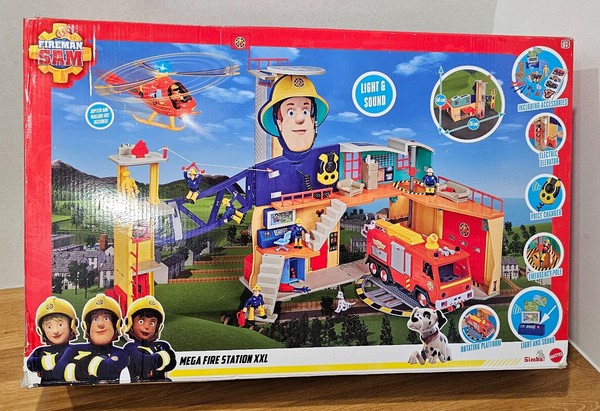 Simba Toys Feuerwehrman Sam Mega-Feuerwehrstation XXL 5427-image