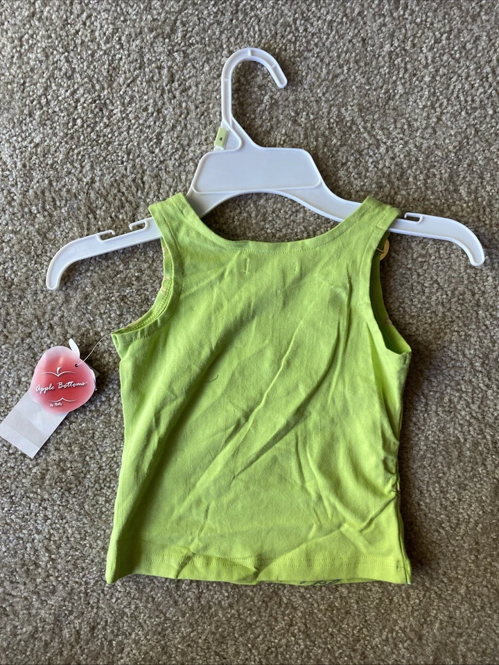 Tanque Y2K Vintage Apple Bottoms Kidcore Verde Bling Talla 4 Foto 4 de 4