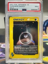 PSA 9 Darkness Energy 2001 VS Series Japanese Holo Pokemon Card SWIRL