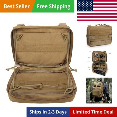 Tactical Admin Molle Pouch, Medical EDC EMT Utility Bag Shell Design Attachme...