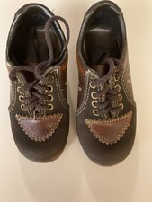 Sesame Street Bert Ernie Toddler Shoes Size C Vintage 1970 s Footwear. Brown.