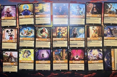 Disney Lorcana Set 9  Mythen alle Common & Uncommon Karten Deutsch