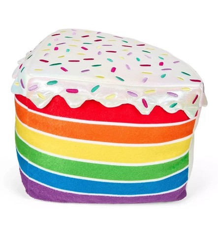 NECA Yummy World Kidrobot 13" Plush Rainbow Cake NEW With Tags - Picture 3 of 3