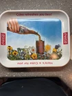Vintage 1960's Original Coca Cola Coke Advertising Metal Tray