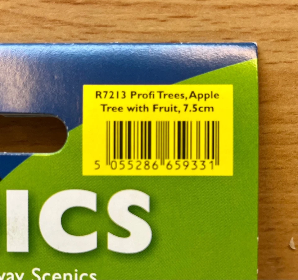 Hornby Skale Scenics R7213 "Apple Tree With Fruit" OO Gauge Model Blister Pack. - Image 3 of 4