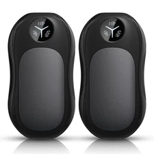 Hand Warmers Rechargeable 2 Pack 6000mAh Reusable Electric Hand Warmer with U...