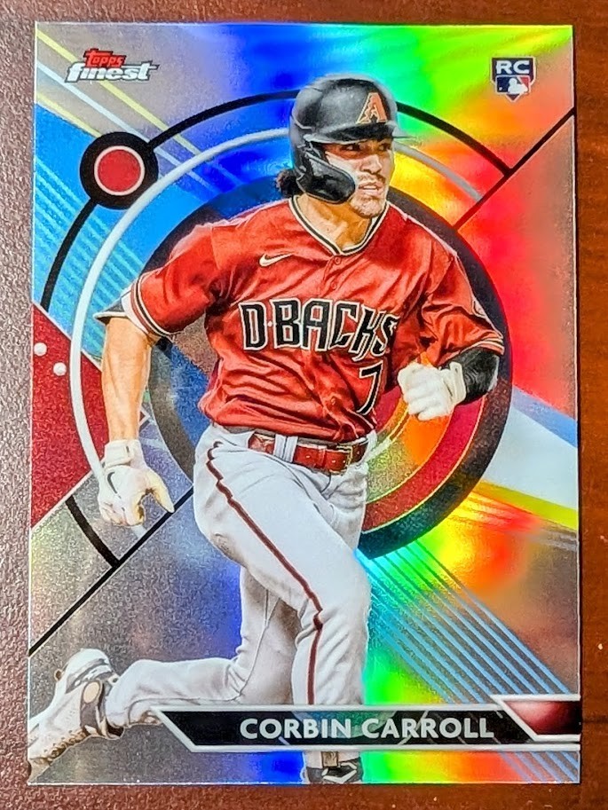 CORBIN CARROLL 2023 Topps Finest REFRACTOR RC Rookie #24 Diamondbacks Dbacks