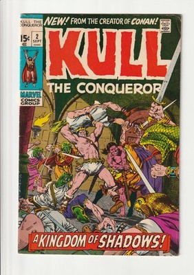 Kull the Conqueror #2 (1971)   Roy Thomas, Marie & John Severin, Marvel