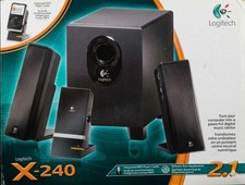 Logitech X-240, a 2.1 channel multimedia comp...