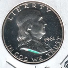 USA HALF DOLLAR 1961 PROOF  SILVER