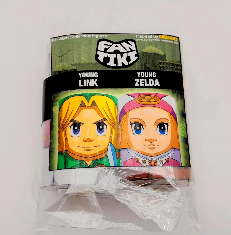Zelda & Link Ocarina of Time Inspirado 2.5" Vinilo Madera Figuras Coleccionables Decoración Foto 2 de 4