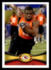 2012 Topps #146 Cyrus Gray Rookie Card Kansas City Chiefs. rookie card picture