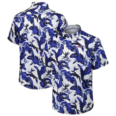 Buffalo Bills Tommy Bahama Sunnyvale Blooms Camp Button-Up Hawaiian Shirt $139