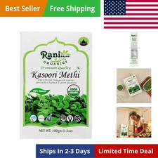 Rani Organic Fenugreek Leaves Dried Kasoori Methi 3.5oz 100g All Natural ...