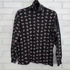 Vintage Mickey  Co. Mickey Mouse Black Turtleneck Med/Large No Tag Disney 90s