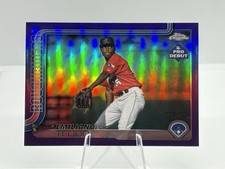 EMILIANO TEODO 2025 TOPPS CHROME PRO DEBUT PURPLE REFRACTOR /125 Q3882