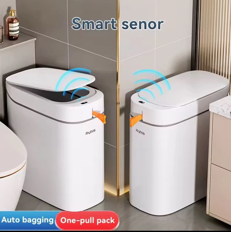 Smart Sensor Garbage Bathroom Trash Can Automatic Absorption Bag - Image 3 of 4