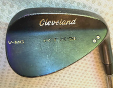 Cleveland RTX-3 Black Satin Wedge 60°/9 Bounce - RH - Wedge Flex - Steel Shaft