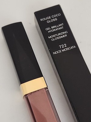 Chanel Rouge Coco Gloss Moisturizing Glossimer 722 Noce MOSCATA