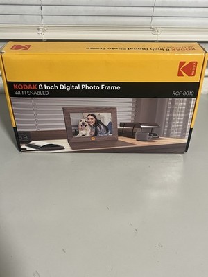 Kodak RCF-8018 Classic Photo Frame 8-Inch Wi-Fi Enabled Touch Screen Wood