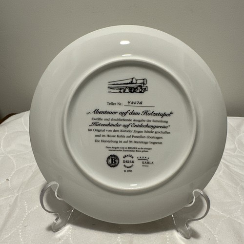 Bradford Exchange Abenteuer auf dem Holzstapel Collector Plate - Picture 2 of 2
