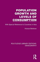 Belshaw Horace | Population Growth And Levels Of Consumption | Taschenbuch