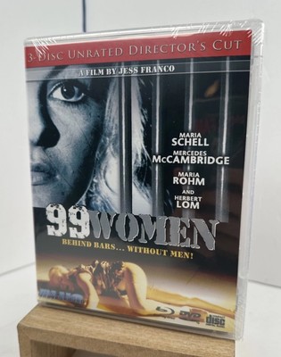 99 Women (3-Disc Unrated Director's Cut Blu-ray, 1969, Blue Underground) NEW!